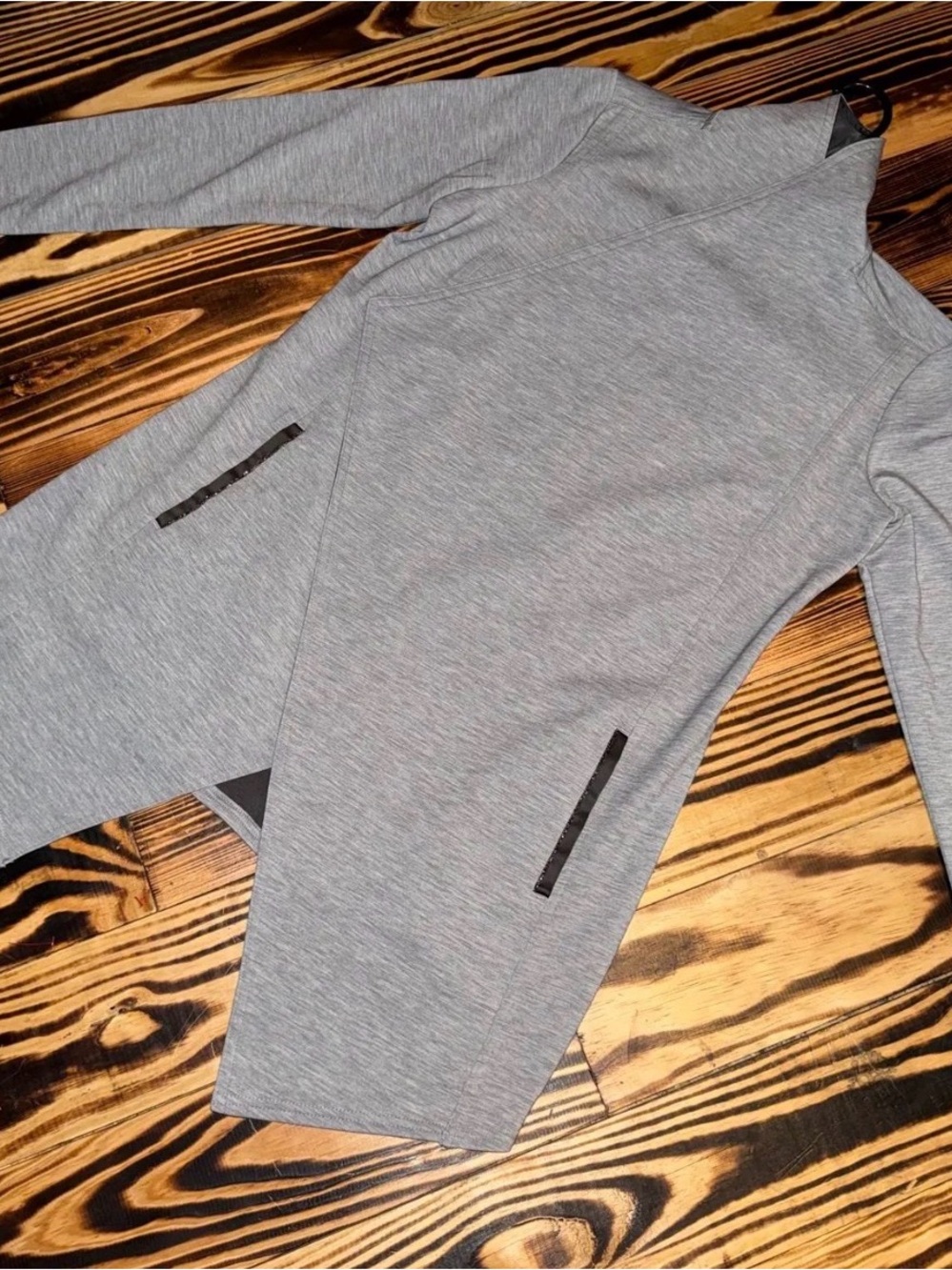White House Black Market Light Gray Tailored Ponte Blazer